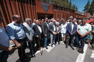El Centro de Interpretación de Risco Caído, preparado para recibir a visitantes (Foto TA)